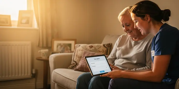 What role does technology play in aiding support workers?