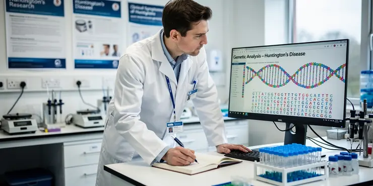 What role does the HTT gene play in Huntington's disease?