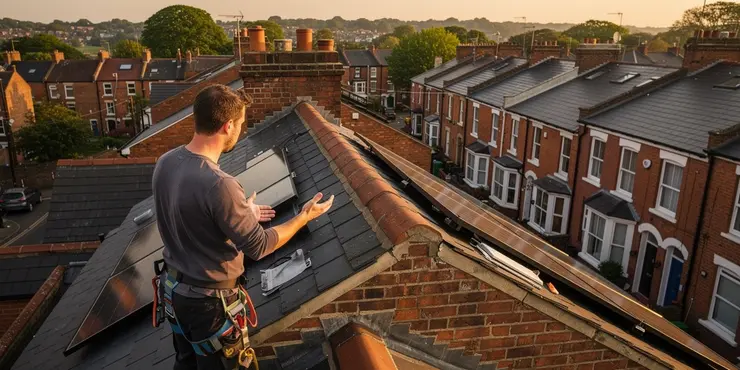 What roof types allow solar panels on private homes in Bristol?