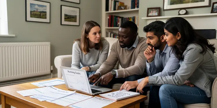 What running costs should homeowners expect from Air source heat pumps for homeowners?