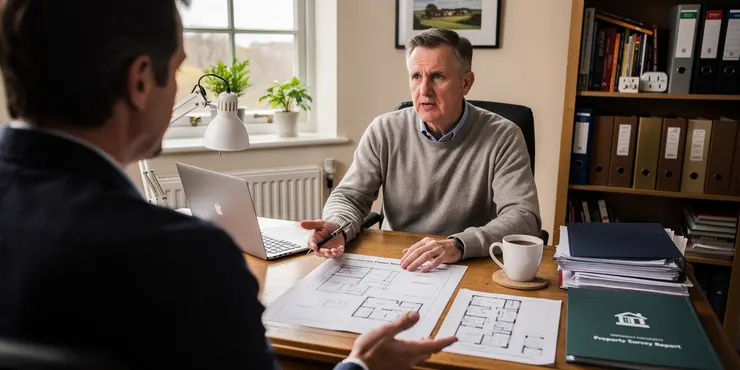 What should I do if I disagree with the surveyor's findings?