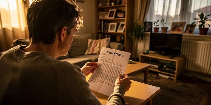 What should I do if I receive an eviction notice from my landlord?