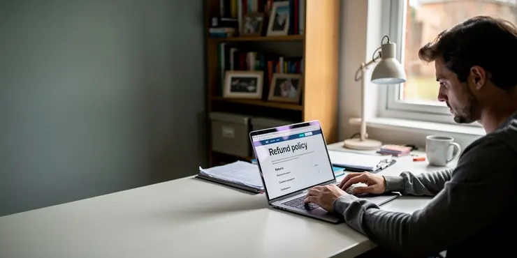 What should customers do if they have further questions about refunds?