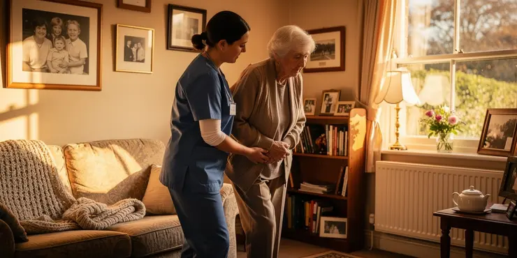 What should families look for in a live-in care agency?