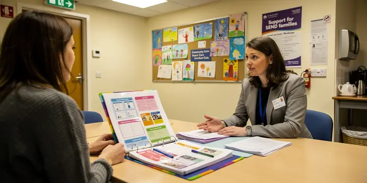 What support is available outside of school for SEND children?