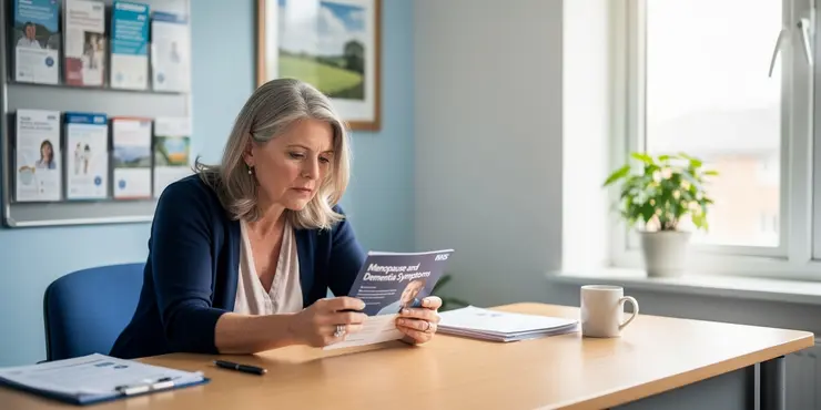 What symptoms can overlap between menopause and the early stages of dementia?