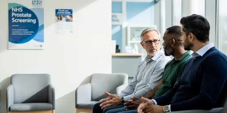 What tests are involved in prostate screening?