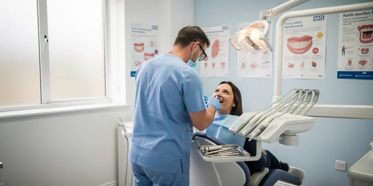 What treatments are covered by the NHS dental service?