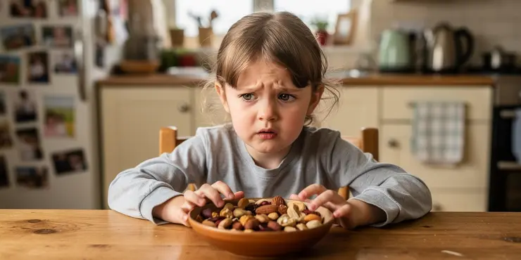 What types of nuts can cause allergies?