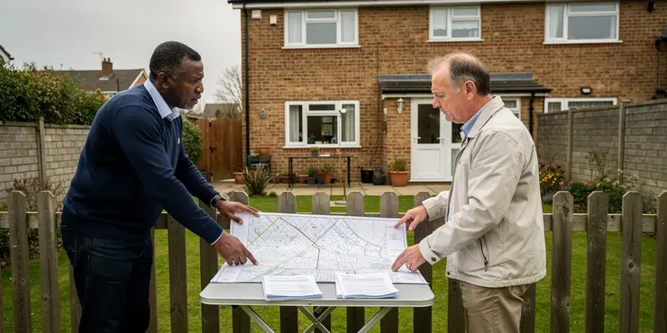 When should you consult a lawyer about a boundary dispute?