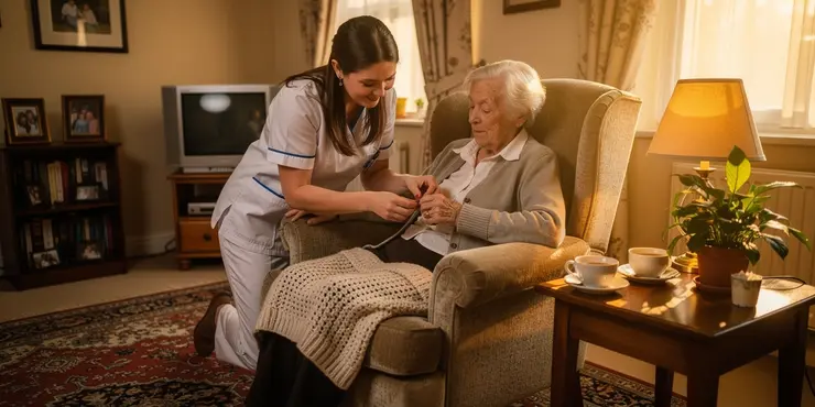 Who benefits from live-in care?