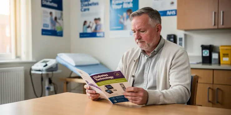 Who is eligible for NHS diabetes technologies eligibility access for flash glucose monitoring?