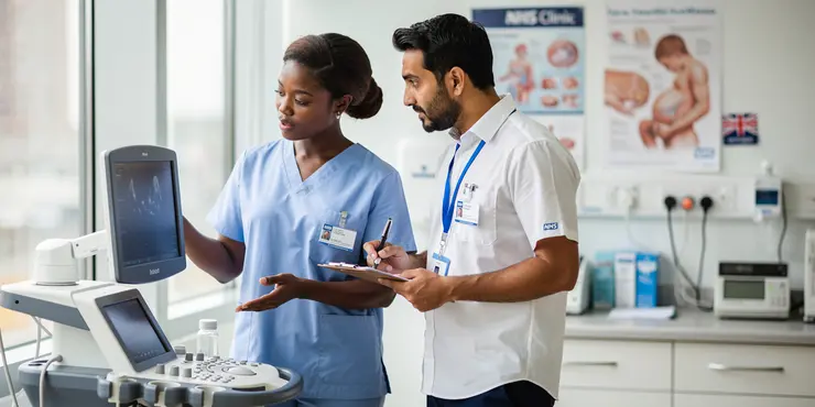 Who performs an ultrasound?