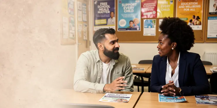 Who provides the funding for free school meals in the UK?