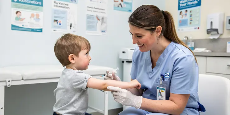 Who should get the flu vaccine in the UK?