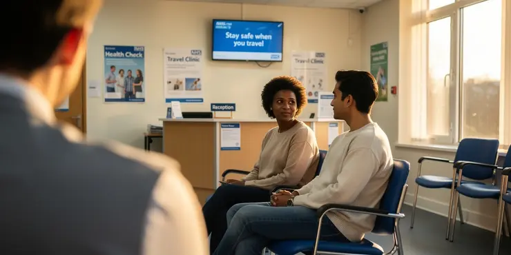 Why is airport screening after travelling to an outbreak area conducted?