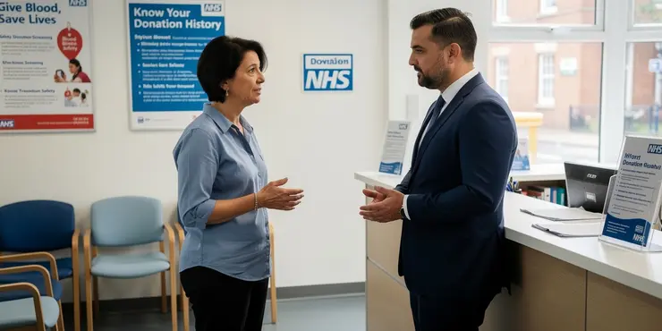 Why is blood donation history important in preventing disease transmission?