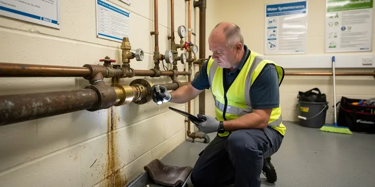 Why is it challenging to fix water leaks in the UK?