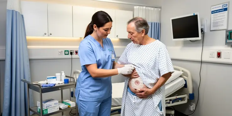 Why might someone need a stoma bag?