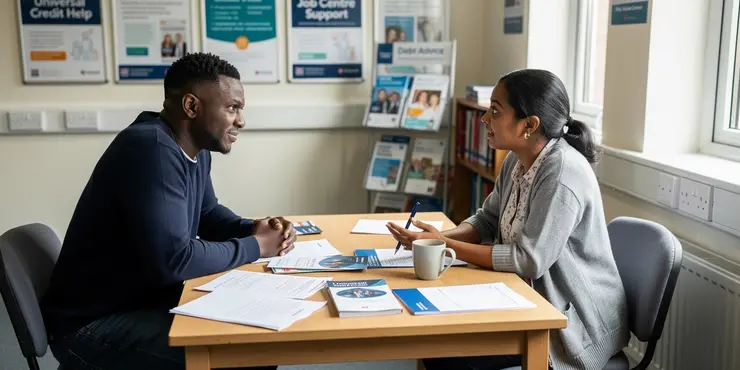 Will benefits for losing your job in the UK be affected by my partner's income?