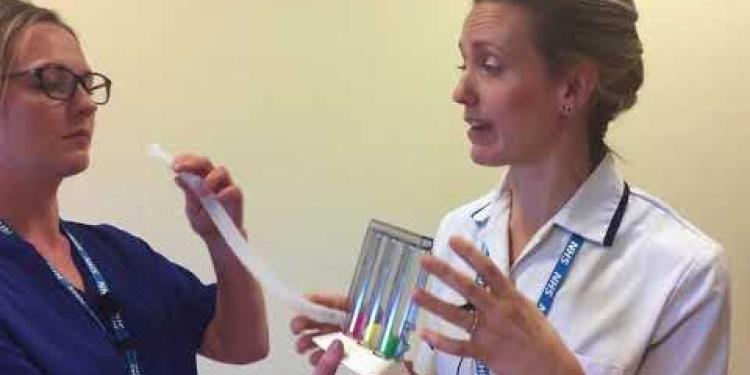 Using Incentive Spirometry