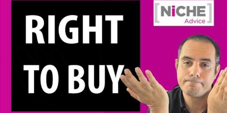 RIGHT TO BUY MORTGAGE - LET ME SAVE YOU TIME AND MONEY