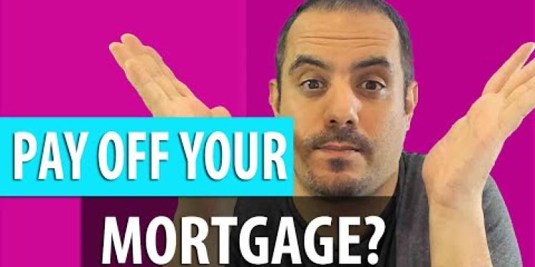 Should you Pay down your Residential Mortgage?