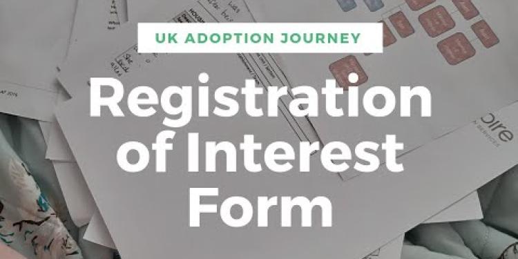 Registration of Interest Form | UK Adoption Journey